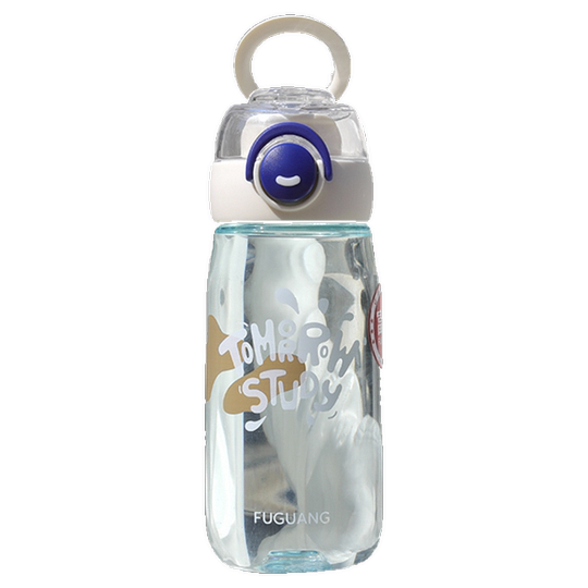 Fuguang Girls' Water Cup, High-Looking, Portable Fitness and Sports Tea Cup, Summer Children's High-Temperature-Resistant Plastic Space Cup
