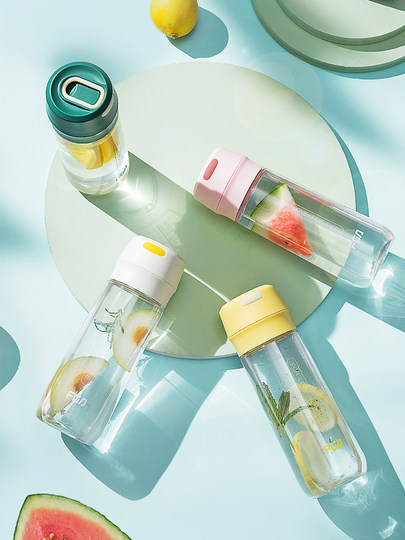 Fuguang Children's Water Bottle, Specially Designed for Students, Simple and Portable, High Aesthetic Appeal, Personal Sports, Drop-Resistant, High Temperature Resistant, for Both Girls and Boys