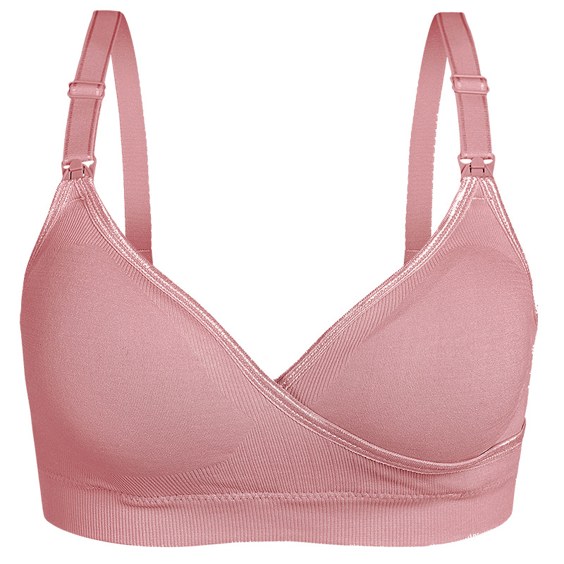 Lactation bra breast-feeding to prevent drooping with type movement pregnant woman lingerie bra gestation comfort No steel ring female