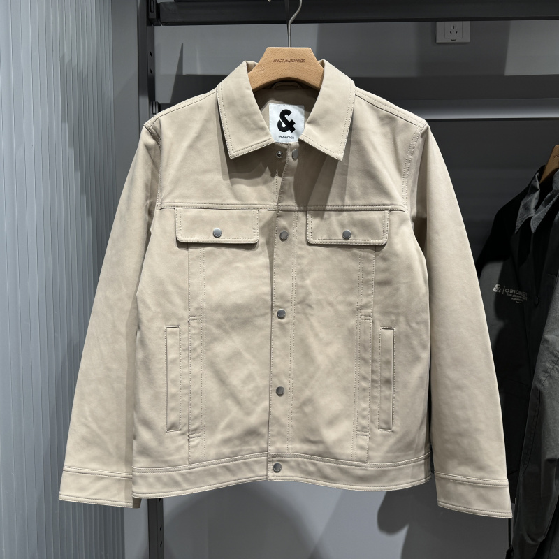 Jack & Jones Pocket Combination Pu Leather Jacket 225121008 C11 6905571217762