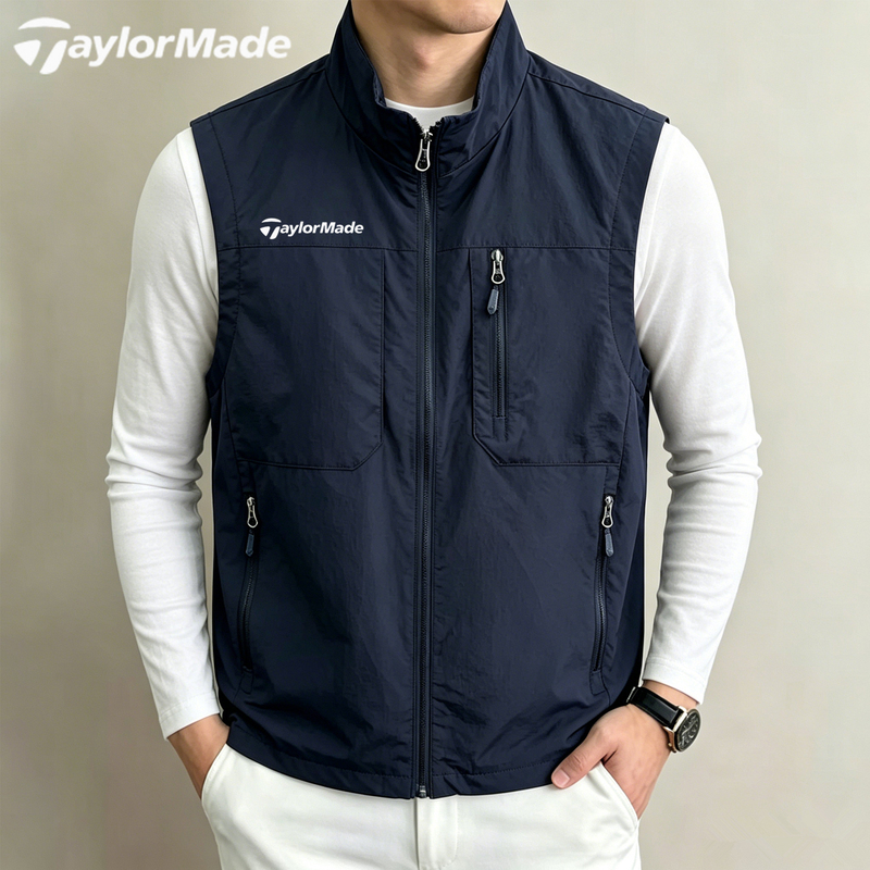 Taylormade Taylormade Golf Spring and Autumn New Outdoor Casual Vest Men's Sports Lightweight Vest Taylormade Taylormade Golf Spring and Autumn New Outdoor Casual Vest Men's Sports Lightweight Vest