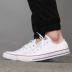 Giày vải converse Giày nam Giày nữ All Star Evergreen mẫu đôi cổ điển thấp để giúp giày thể thao 101001 Plimsolls