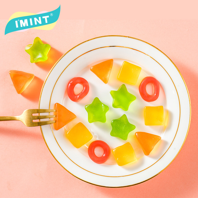 I'MINT 心心果汁软糖 橡皮糖 80g*9袋 天猫优惠券折后￥19.9包邮（￥49.9-30）