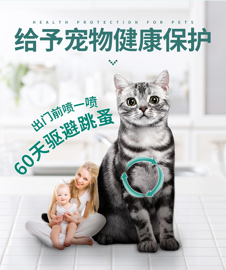 Remy lúa miến rõ ràng chó phun thuốc tẩy giun trong ống nghiệm ngoài bọ chét để ve mèo và chó nhỏ giọt thuốc thú cưng - Cat / Dog Medical Supplies xilanh tiêm