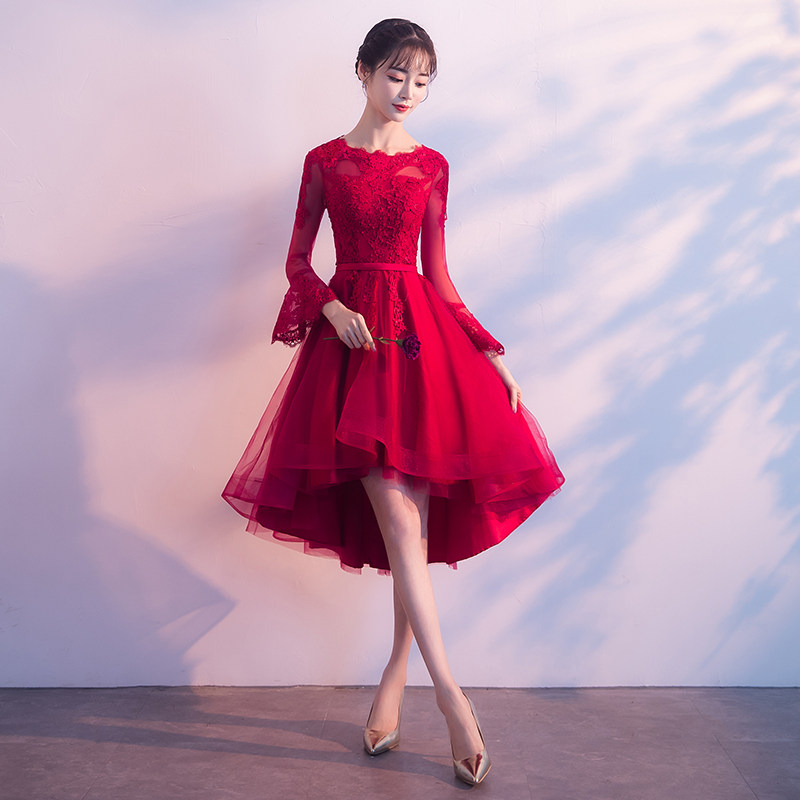 Robe de soirée manchon de cloche - Ref 3210782 Image 4