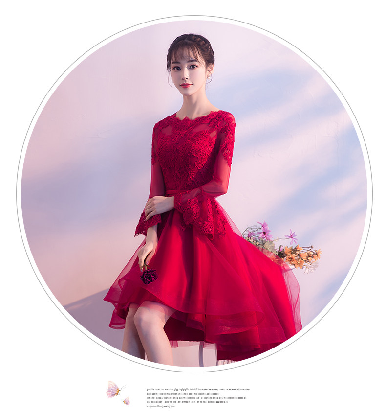 Robe de soirée manchon de cloche - Ref 3210782 Image 16