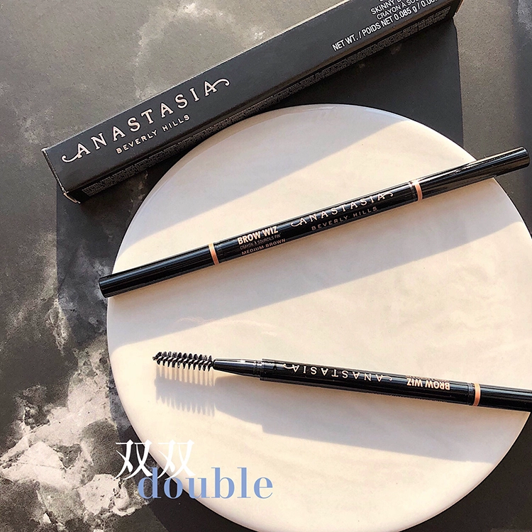 Được ủy quyền miễn phí vận chuyển ABH Anastasia Brow Wiz hai đầu cực kỳ mịn bút chì / chopper lông mày bút chì lông mày - Bút chì lông mày / Bột / Stick