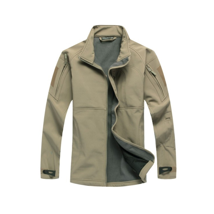 Broken size outdoor shark skin soft shell assault clothing men and women tide autumn waterproof wind camouflage mountaineering clothing tactical coat