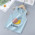 mùa hè bông vest trẻ em phim hoạt hình cho trẻ em không tay áo khoác đơn mảnh nam và nữ trẻ em mỏng của sling ra. 