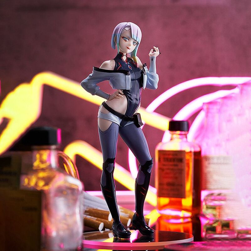 Lucy David Bolang Rebecca Figurine Desktop Ornament for Boys Cyberpunk 2077 Merchandise Trendy Toy