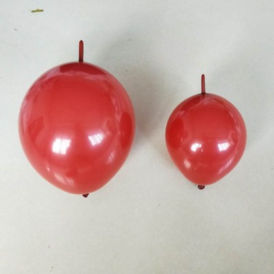 6 inch 10 inch single layer pomegranate ruby ​​red tail needle tail balloon dark red shape love heart dragon balloon