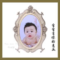 Newborn Baby Souvenirs Baby Wool Embroidered Birthmark Hair Products Custom Birth Gift Tire Brush