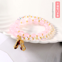 Baby Fetal Hair Souvenir Tire Hair Hand Strings Bracelet Baby Fetal Hair Pendant Necklace Birth Gift