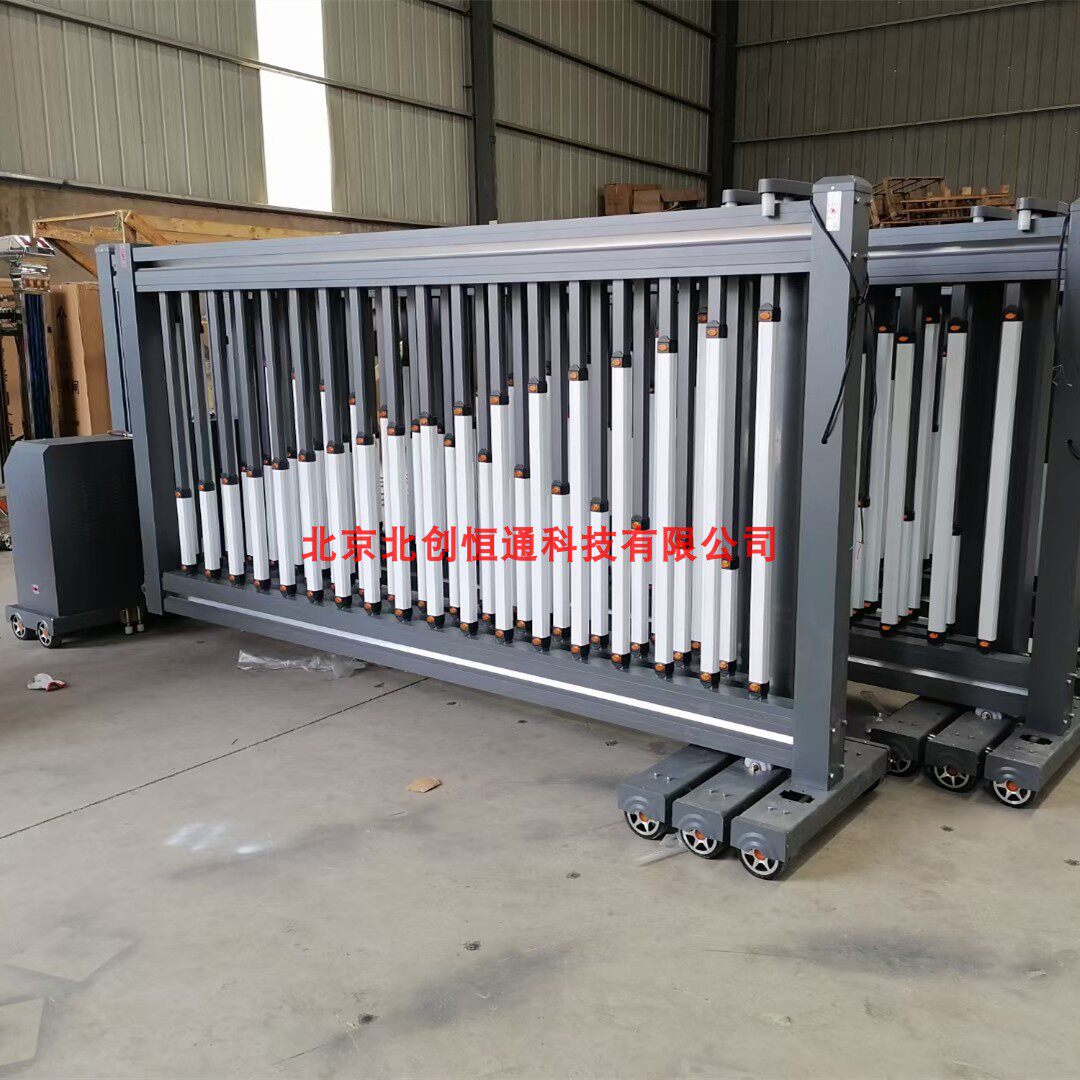 Factory aluminum alloy suspension door segmented translation door wrought iron aluminum art door stainless steel telescopic door electric linear door