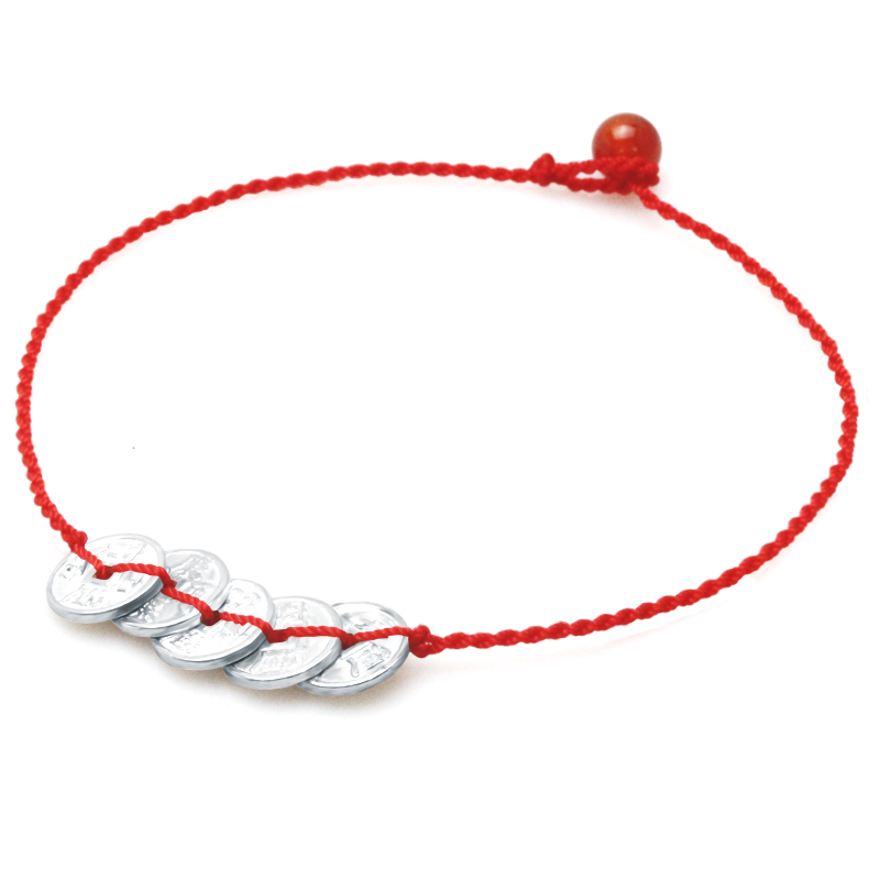 Bracelet de cheville Couple ROOYOOR   en Argenterie - Ref 3104274 Image 5