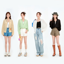 Must Pat Air Conditioning Small Jacket Insert Shoulder Cuff Knit Air Conditioning Shirt