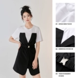 Комплект, универсальное платье, ремень, юбка, свободный крой