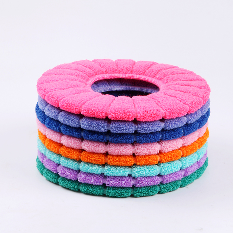 Pumpkin styling O type thickened toilet warm cover toilet cushion