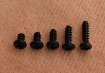 Hair black zinc PB round head flat tail self tapping screw 3 5M2 3M1 7M42M2 6M3*4568