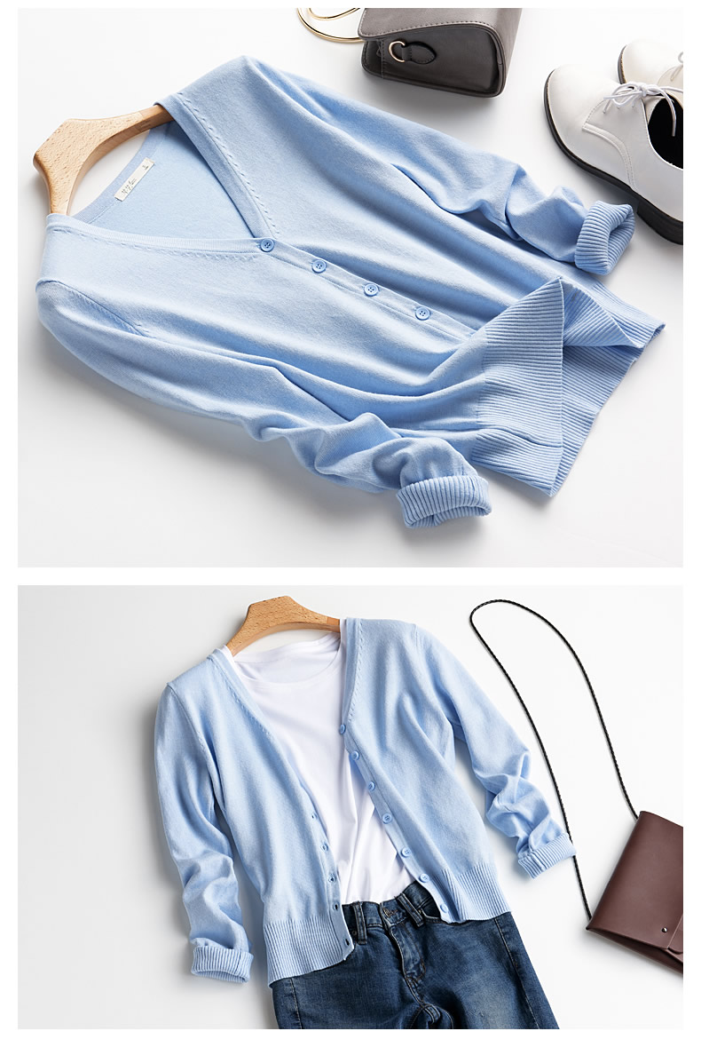 Cardigan en Acrylique - Ref 3231071 Image 15
