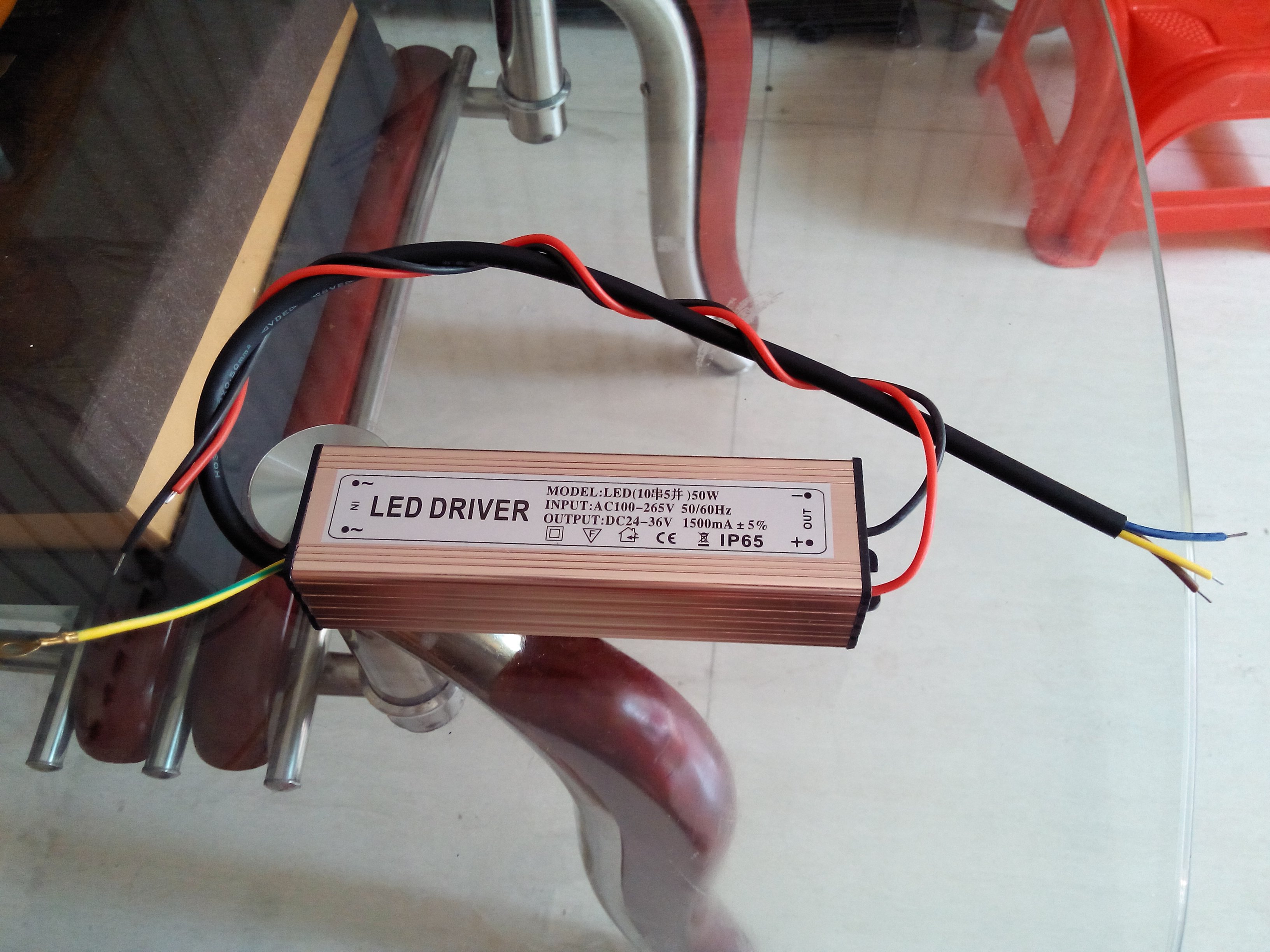 led driver rectifier 50W100W waterproof street lamp cast light industrial and mining lamp starter integrated lamp bead power supply