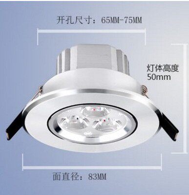 12v24vled ceiling lamp Spotlight Energy Saving Energy Saving Energy caravan Room Overall Cupboard Lift Suction Top Red Green Blue 3W
