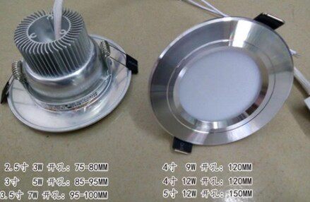 LED cylinder light 12V24V36V spotlight marine battery machine tool 3W5W7W9W12W12V-60V guesthouse engineering