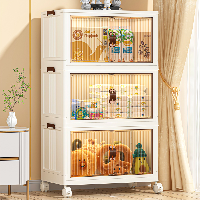 Star Superior Containing Cupboard cabinet Home Baby Wardrobe Living Room Bedroom Locker free of plastic Zero Snack Cabinet-Taobao