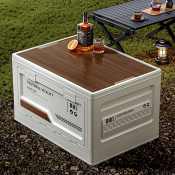 Camping Storage Box, Car Camping Storage Box, Car Trunk Organizer, Large Outdoor Foldable Storage Box