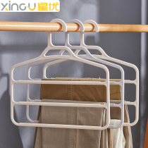 Star Ops Folding Household Multi-layer Pants Shenyi Container Multi-Function Pants Dedicated Hanger