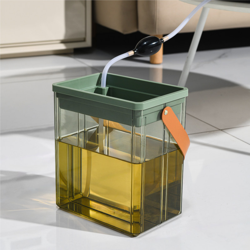 Star Superior Light Lavish Tea Water Bucket Kongfu Tea With Tea Duct Accessories Waste Water Barrel Home Separation Filter Drain Bucket-Taobao