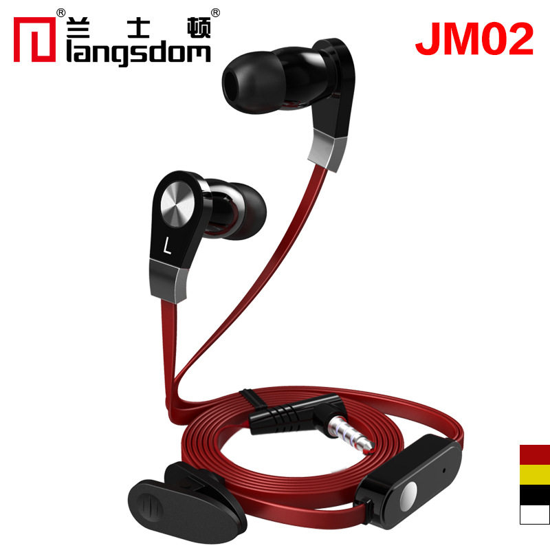 Lanserton JM02 stereo wired headphone horn with wheat-in-ear headphones Smart Hand Lanserton SP80A