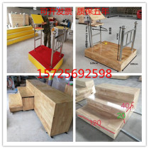 Solid wood board music stool graduation photo platform ladder stage manufacturers direct sales custom three-story four-story choir stage