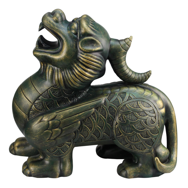Great well the mythical wild animal imitation bronze furnishing articles spittor office desk antique ceramics handicraft product like living room