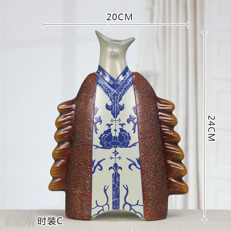 Great Chinese wind ceramic vase furnishing articles to decorate the sitting room porch household dry flower flower gifts creative arts and crafts