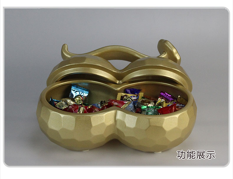 Great well satisfied receives candy jar dried fruit box storage tank creative ceramic pot candy box to receive a case of household living room