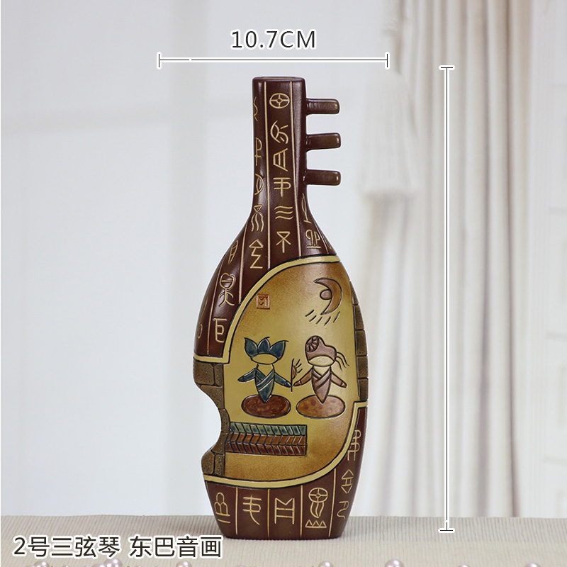 The Big well 2 balalaika lijiang dongba love creative ceramic furnishing articles rich ancient frame TV ark, picking gifts