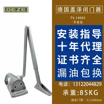 GEZE TS-1000 non-positioning door closer Hydraulic buffer household door closer anti-theft fire closure