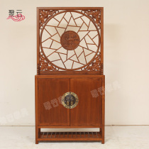 Yumu Xuan closer Chinese screen shoe cabinet Ming Qing Classical Solid Wood Flower Wood Redwood Shoe Cabinet