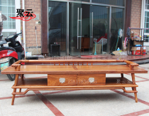New Chinese Redwood Hedgehog TV Cabinet All - solid wood Living - room Audiovisual Cabinet Linjing Souba Pear Furniture
