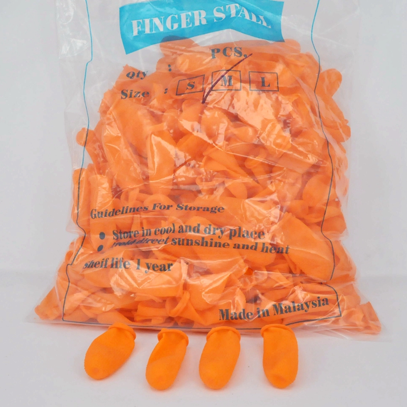 Latex hand fingertip disposable antistatic dust-free purifying rubber fingertip Lauprotect non-slip antistatic hand fingertip