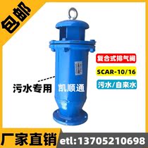 SCAR-10 Sewage composite exhaust valve Flange automatic discharge valve DN50 25 100 65 80 150