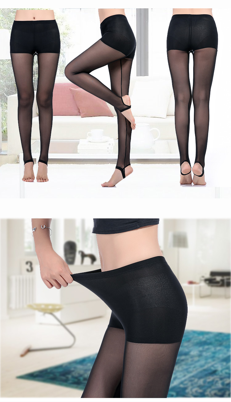 Mùa xuân và mùa hè quần legging lưới siêu mỏng Quần lót bước trên chân một lớp chống móc lụa gợi cảm vớ lưới rỗng quần thụng nữ