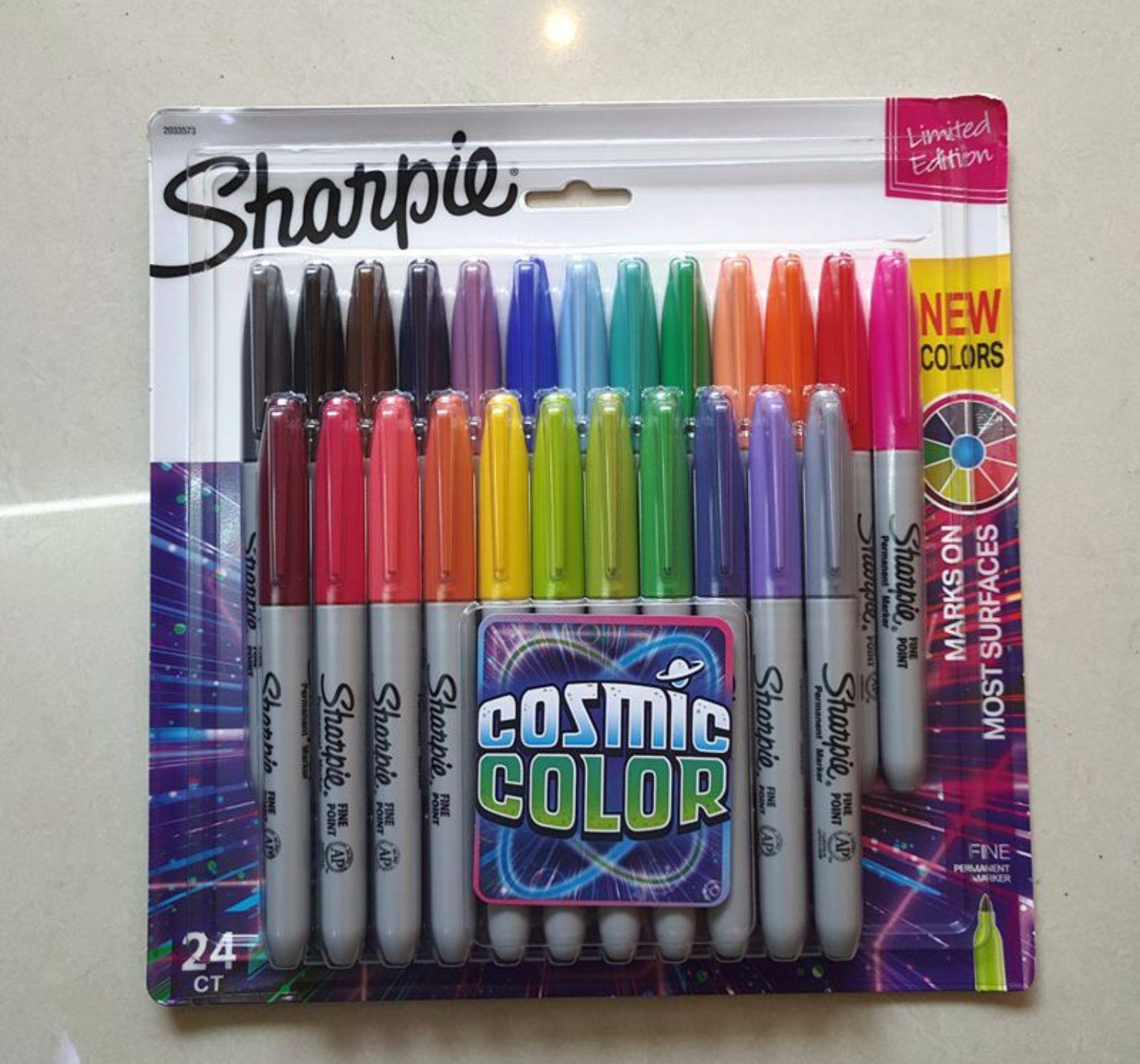 美国三福记号笔套装Sharpie4色12色24色油性美术画画彩绘笔马克笔套装-企业官网