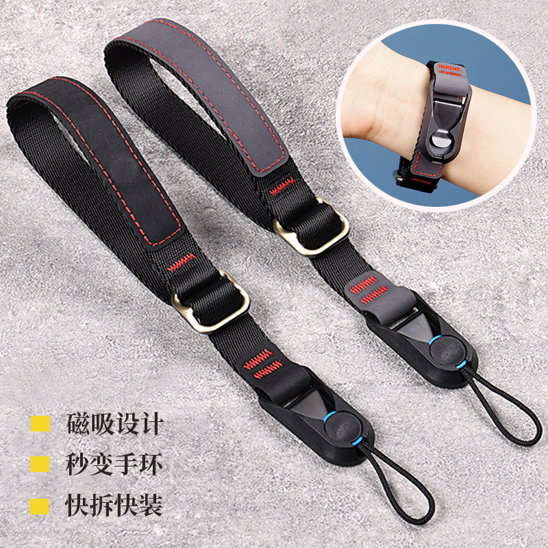 Camera wrists apply with single eye Canon 80D Fast-tear magnetic suction hand pendant Nikon Z6Z7 micro single eye camera Foxoni