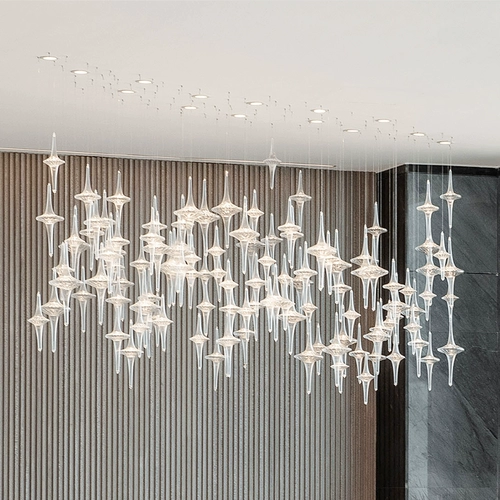 Youxue Sky Survension Slote Cereal Знаменитость Свадебная буксируя Проективная мягкая летающая подвеска Sanota Halle Chaotic Lantern