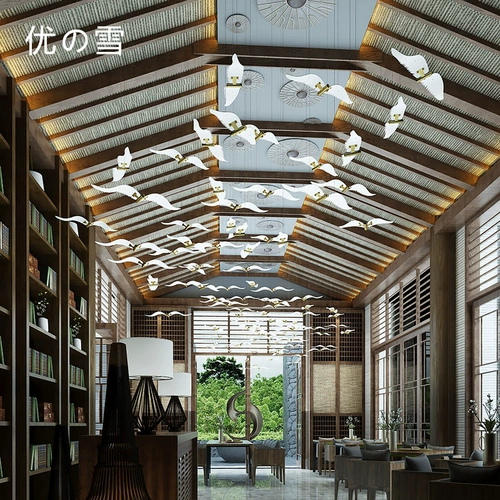 Youxue Creative Seagull Hotel Mall Mall Hanging Township Golk Цветочная доска подвесной ювелирные изделия Tripstarium