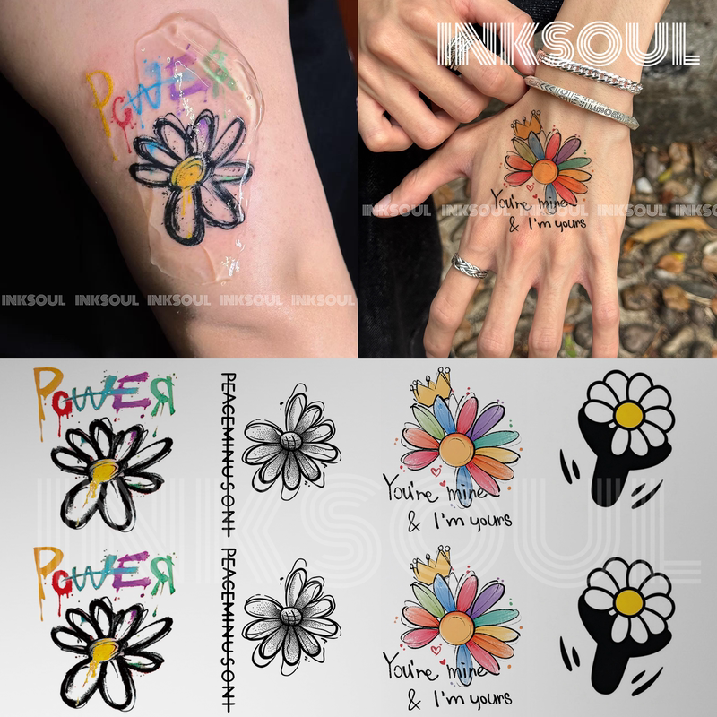 Inksoul's Popular G-Dragon Daisy Concert Tattoo Stickers Are Realistic, Waterproof, Long-Lasting, and Washable Inksoul's Popular G-Dragon Daisy Concert Tattoo Stickers Are Realistic, Waterproof, Long-Lasting, and Washable