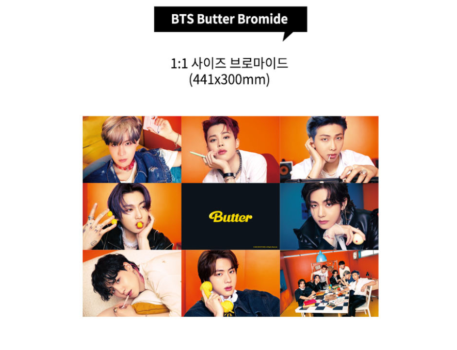 Набор официальной рамки лабораторной группы BTS Bulletproof Youth Group Official Frame Labs Set 108P Butter Butter Gifts Little Card Poster Poster