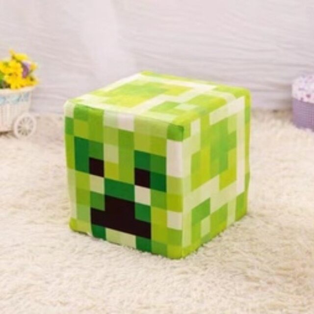 Minecraft Creeper Tnt Pillow Enderman Steve Mc Game Peripheral Block Plush Toy Doll